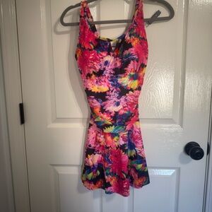 Vibrant Floral One-Piece Swimsuit